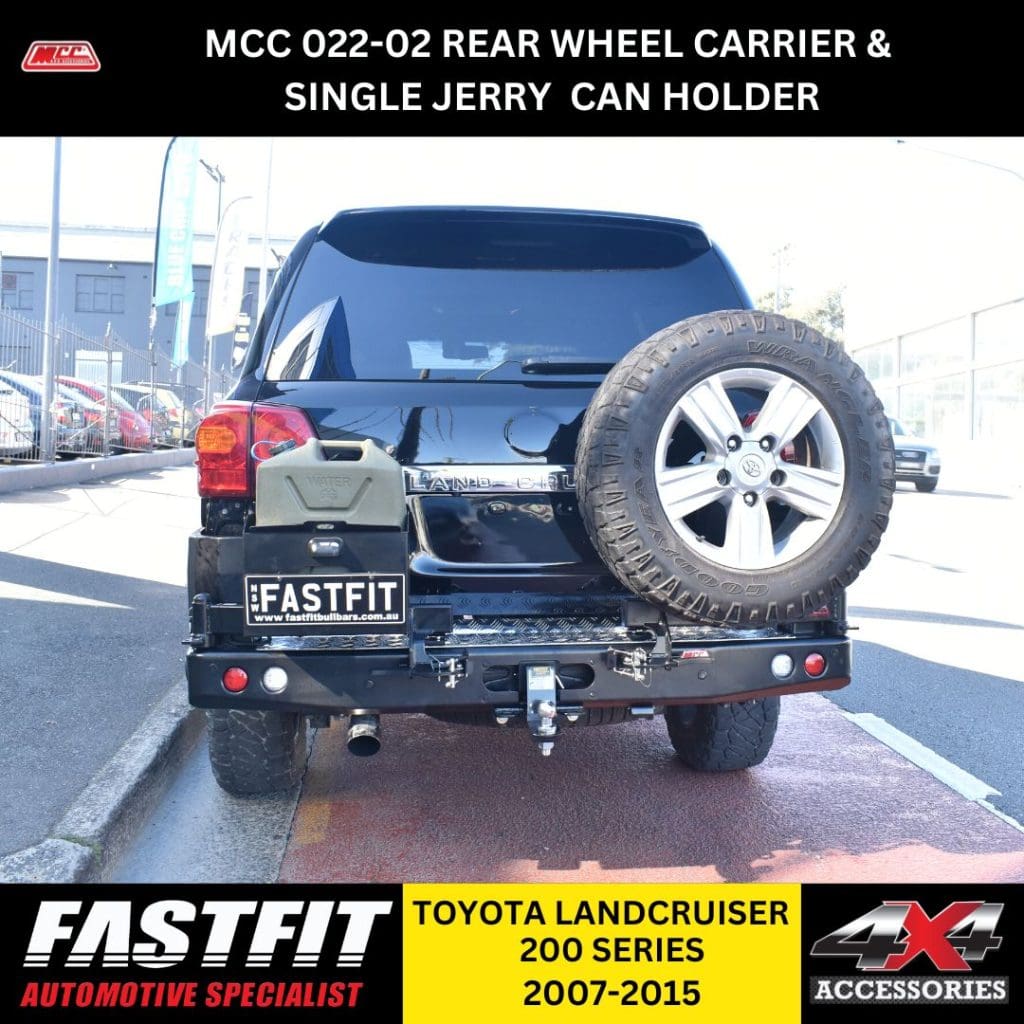 Shop MCC 022-02 REAR WHEEL CARRIER & SINGLE JERRY CAN HOLDER TO SUIT