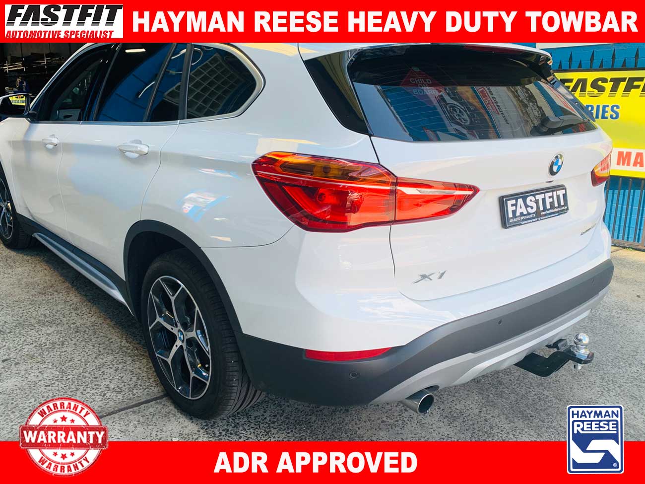 Hayman Reese Heavy Duty Tow bar to suit BMW X1 5D SUV F48 CL4 2015