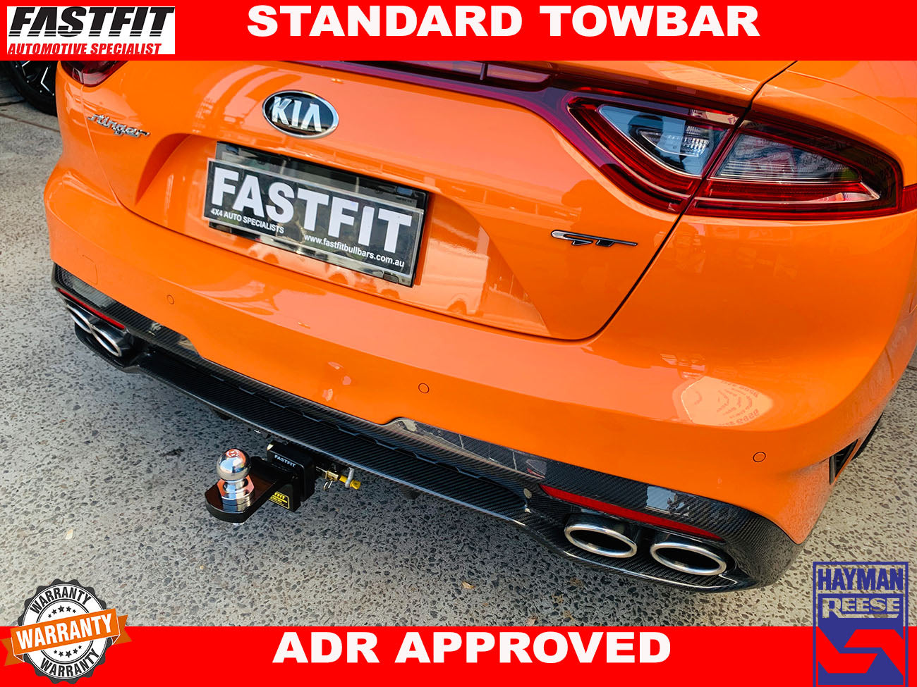 Kia stinger on sale tow bar