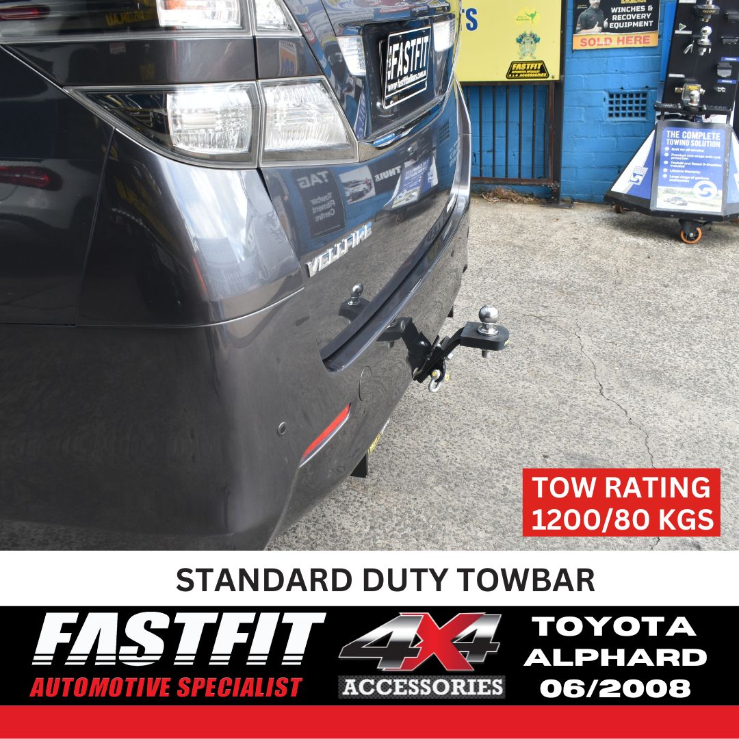 Toyota discount alphard towbar