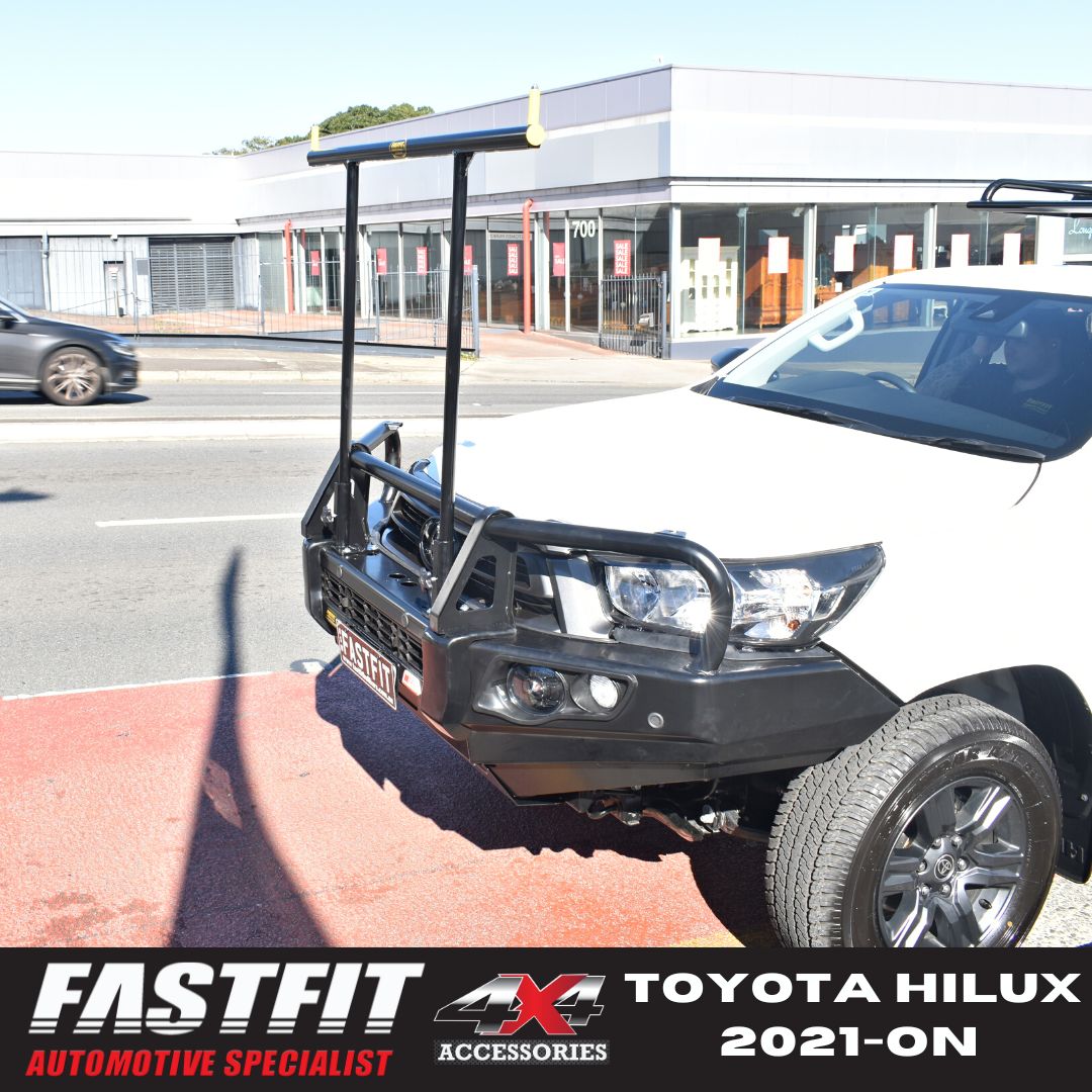 Front bull bar ladder rack online