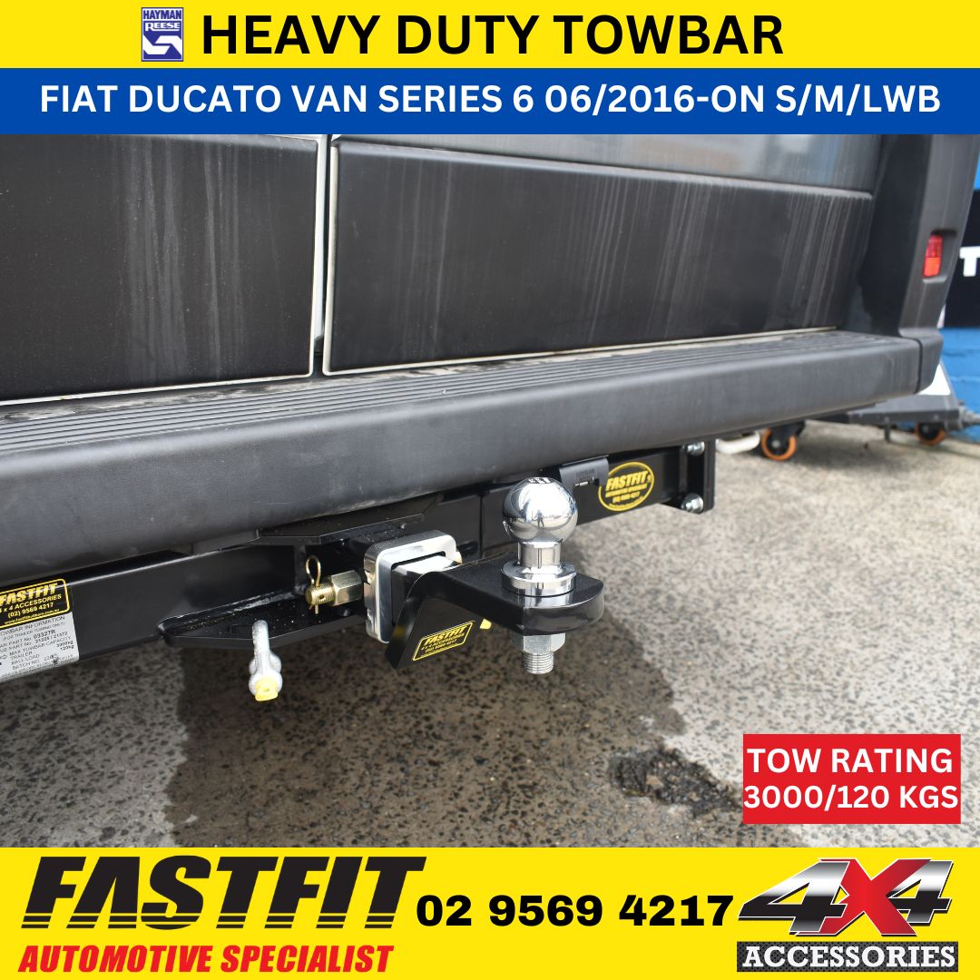 Fiat Ducato Series 6 ELWB Van 06/2016 - On (6363mm Total Body Length) –  Towbars Australia